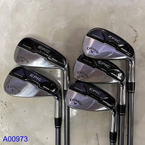 Callaway Epic Max Star 7 8 9 P A Golf Iron Set Fujikura Mc 70s Shaft Stiff